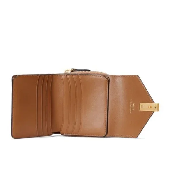 RALPH LAUREN POLO ID LEATHER COMPACT WALLET - Picture 6 of 8